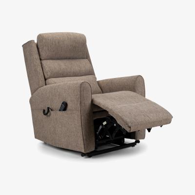 Dunelm Balmoral Premier Single Motor Deluxe Rise and Recline Chair Chenille Stone