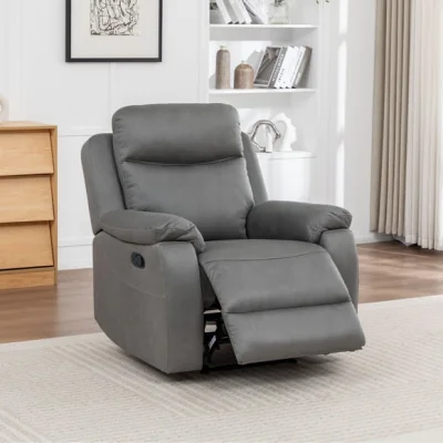 Dunelm Image Furnishings Aviemore Faux Leather Manual Reclining Chair