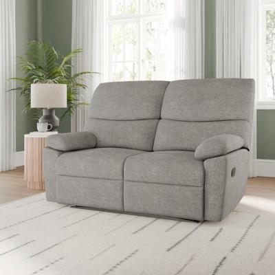 Dunelm Murphy Chenille Manual Recliner 2 Seater Sofa