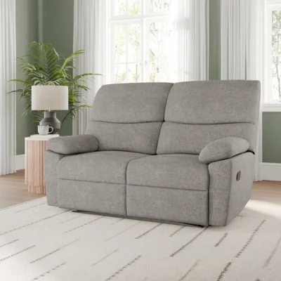 Dunelm Murphy Chenille Manual Recliner 2 Seater Sofa