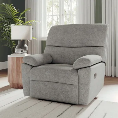 Dunelm Murphy Chenille Manual Recliner Armchair