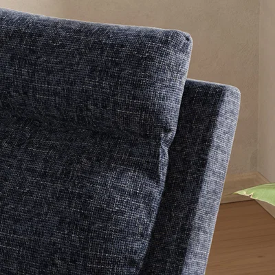 Dunelm Kenley Padded Rise and Recline Chair, Chunky Chenille Navy