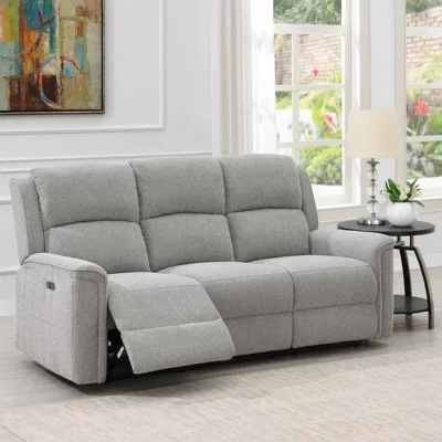 Dunelm Dartmoor Chenille Power Recliner 3 Seater Sofa