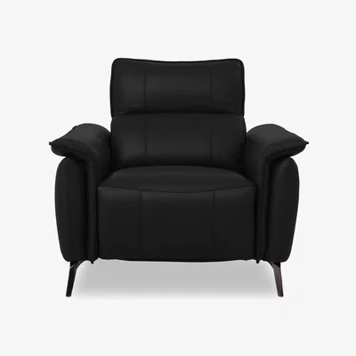 Furniture Village Jude Leather Power Recliner Chair with Power Headrest and Power Lumbar