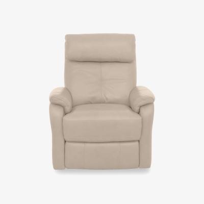 Furniture Village World of Leather - Compact Collection Titch NC Leather Power Recliner Chair - NC Pebble