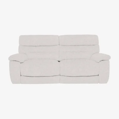 Furniture Village Comfort Story - Nimbus 3 Seater Fabric Power Recliner Sofa - R110 Sand