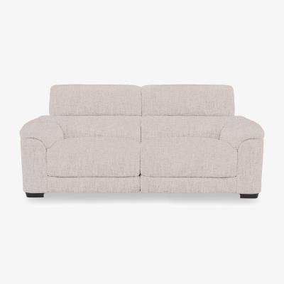 Furniture Village Nova Fabric 3 Seater Power Recliner Sofa with Power Headrests - Mink