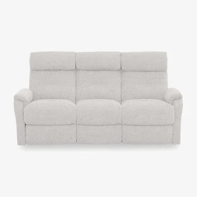 Furniture Village Compact Collection Titch Fabric 3 Seater Power Recliner Sofa - R110 Sand