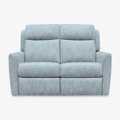 Furniture Village G Plan - Wren 2 Seater Fabric Power Recliner Sofa - Libby Sky