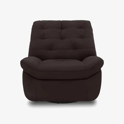 Furniture Village Ozzy HW Leather Swivel Power Recliner Chair - Expresso