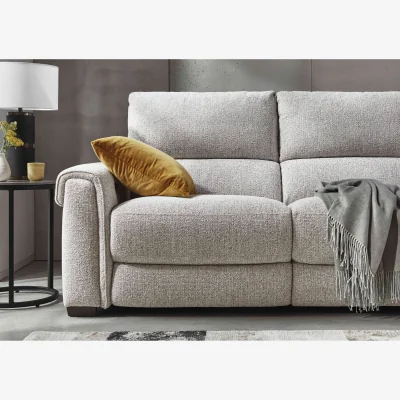 Furniture Village Nixon Fabric Large Corner Power Recliner Sofa - Graphite