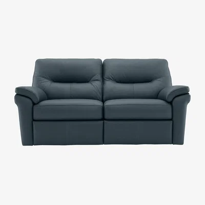 Furniture Village G Plan - Seattle 2.5 Seater Leather Power Recliner Sofa with Power Lumbar and Heated Seats