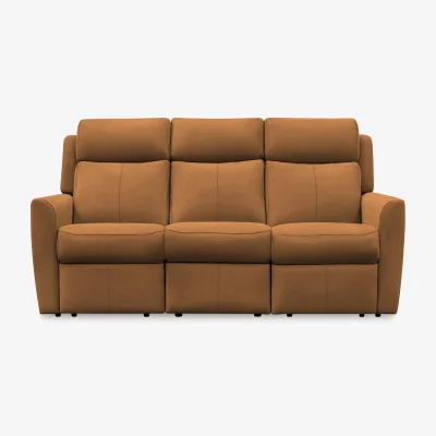 Furniture Village G Plan - Wren 3 Seater Leather Sofa - No Recliner - Cambridge Tan