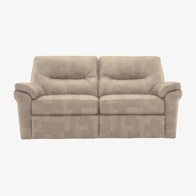 Furniture Village Seattle 2.5 Seater Fabric Power Recliner Sofa with Power Lumbar and Heated Seats - Faro Mist