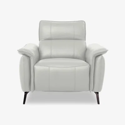Furniture Village Jude Leather Power Recliner Chair with Power Headrest and Power Lumbar