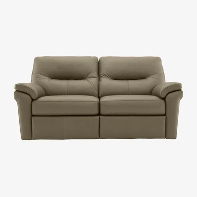 Furniture Village G Plan - Seattle 2.5 Seater Leather Power Recliner Sofa with Heated Seats