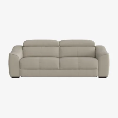 Furniture Village World of Leather - Elixir 3 Seater HW Leather Power Recliner Sofa - Feather