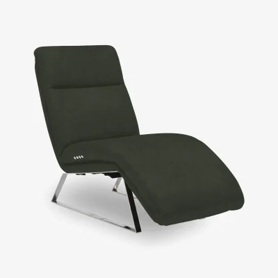 Furniture Village Rhianna Fabric Power Recliner Chaise Chair - Manhattan Pine