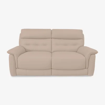 Furniture Village World of Leather - Springer NC Leather 3 Seater Power Recliner Sofa - BV Pebble