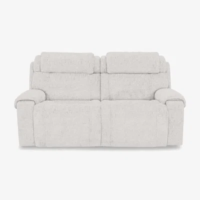 Furniture Village World of Leather - Hollywood Fabric 3 Seater Power Recliner Sofa with Power Headrests and Storage Arms