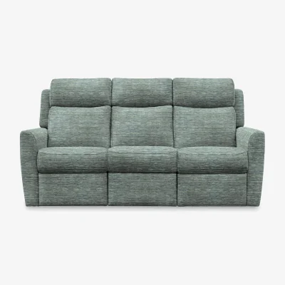 Furniture Village G Plan - Wren 3 Seater Fabric Power Recliner Sofa - Waffle Marine