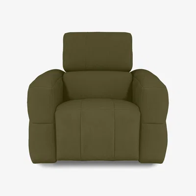 Furniture Village Cube Fabric Power Recliner Chair with Power Headrest