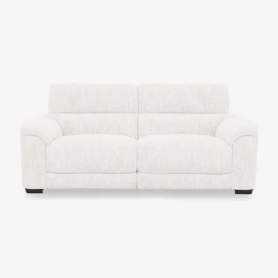 Furniture Village Nova Fabric 3 Seater Power Recliner Sofa with Power Headrests - Frost