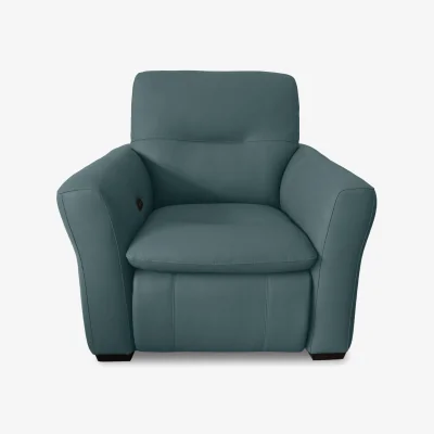 Furniture Village World of Leather - Restore NC Leather Power Recliner Chair - NC Lake Green
