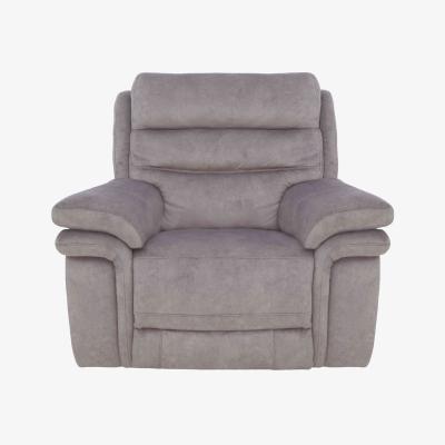 Furniture Village Berlin Power Recliner Fabric Chair - Light Grey