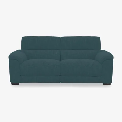 Furniture Village Nova Fabric 3 Seater Power Recliner Sofa with Power Headrests - Peacock