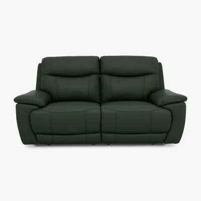 Furniture Village Sloane 3 Seater Leather Power Recliner Sofa - Oslo Pine