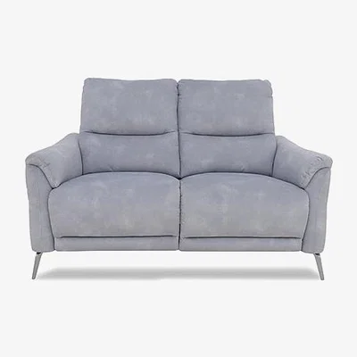 Furniture Village Daytona 2 Seater Fabric Power Recliner Sofa - Dexter Smoke