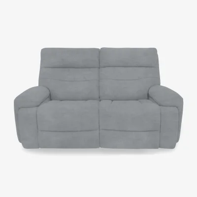 Furniture Village Cinemax Fabric 2 Seater Media Arm Power Recliner Sofa with Power Headrests