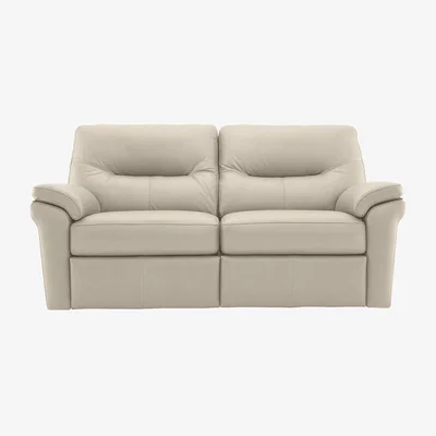 Furniture Village G Plan - Seattle 2.5 Seater Leather Power Recliner Sofa with Heated Seats