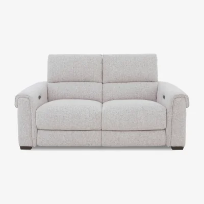 Furniture Village Nixon Fabric 2 Seater Power Recliner Sofa - R110 Sand