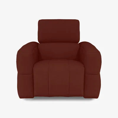 Furniture Village Cube Fabric Power Recliner Chair with Power Headrest