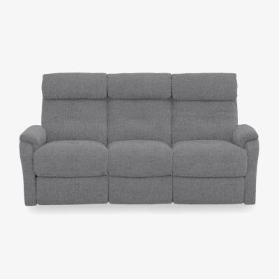 Furniture Village Compact Collection Titch Fabric 3 Seater Power Recliner Sofa - R451 Pewter