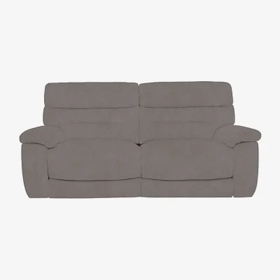 Furniture Village Comfort Story - Nimbus 3 Seater Fabric Recliner Sofa with Headrests and Power Lumbar