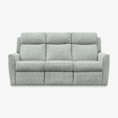 Furniture Village G Plan - Wren 3 Seater Fabric Recliner Sofa with Headrests and Power Lumbar - Remco Duck Egg