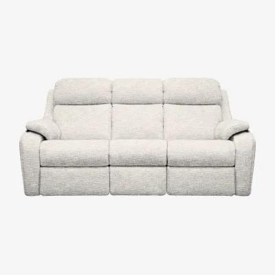 Furniture Village G Plan - Kingsbury 3 Seater Fabric Sofa - No Recliner - Rush Cream