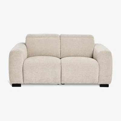 Habitat Habitat Reggie Fabric 3 Seater Recliner Sofa - Beige