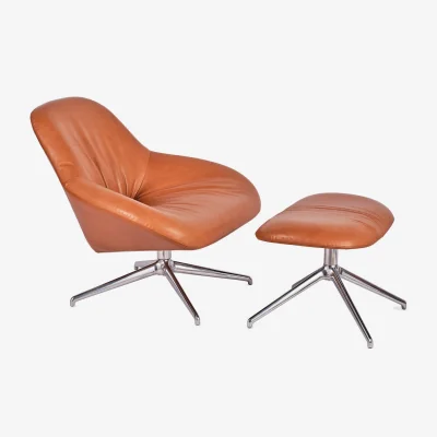 Heal's Heal's Bari Lounge Chair & Ottoman