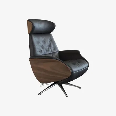 John Lewis Flexlux Volden Relax Recliner Chair with Integrated Footrest, Polished Aluminium Leg