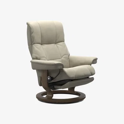 Downtown Stressless Mayfair Chair With Power Dual Motor LegBack - Large - Paloma Leather