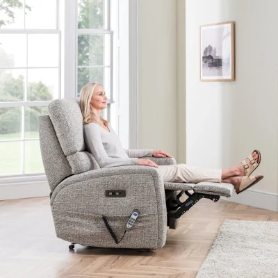 Downtown Celebrity Southwell Recliner Chair Zipspeed - Grande - Aquaclean Fabric - Single Motor