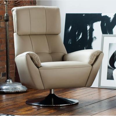 Downtown Parker Knoll Design 1703 Swivel Chair - Swivel Chair - Leather Grade M