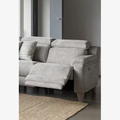 Downtown Parker Knoll Design 1701 RHF Single Power Recliner End Unit - Leather Grade M