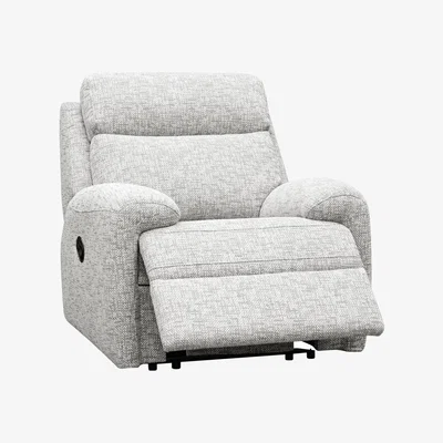 Downtown G Plan Hardy Fabric Recliner Chair - Fabric Grade B - Electric With Headrest and Lumbar - With Heated Seats