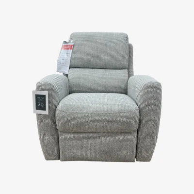 Downtown G Plan Hamilton Chair in Sahara Silver Fabric