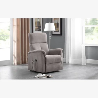 Downtown Julian Bowen Ava Rise and Recline Chair - Taupe Fabric